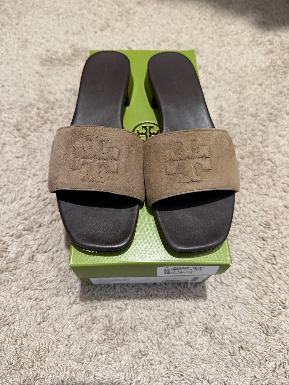 Tory Burch Everly Block Heel Slide - Picture 3 of 4